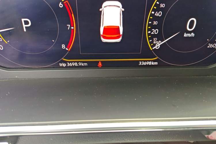 Used Volkswagen Tiguan L 2023 300TSI Automatic Two-Wheel Drive Smart Edition Odometer Close Up