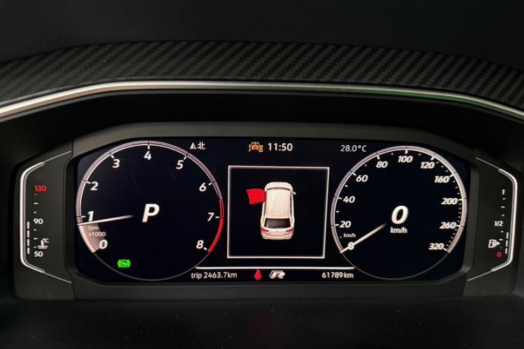 Used Volkswagen Tiguan L 2023 Restyled 330TSI Automatic Two-Wheel Drive R-Line Enhanced Comfort Version Odometer Close Up