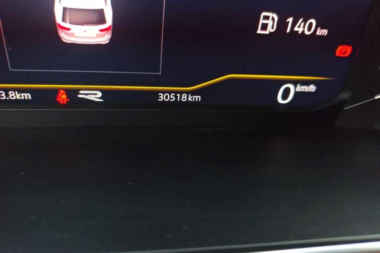 Used Volkswagen Tiguan L 2023 330TSI Automatic Two-Wheel Drive R-Line Enjoyment Edition Odometer Close Up