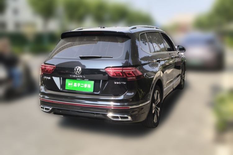Used Volkswagen Tiguan L 2023 330TSI Automatic Two-Wheel Drive R-Line Flagship Edition Rear Right 45 Deg