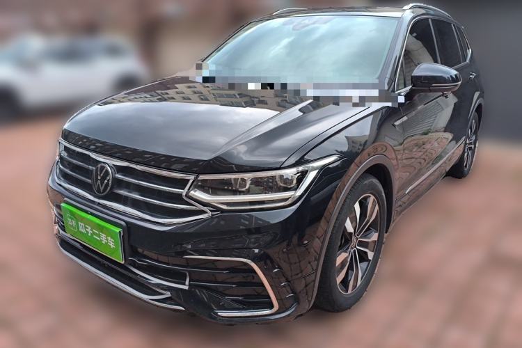Used Volkswagen Tiguan L 2023 330TSI Automatic Two-Wheel Drive R-Line Enjoyment Edition Guazi used car, China used car export, Used car for sale, Used Volkswagen cars, Cheapest cars for sale