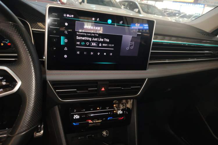 Used Volkswagen Tiguan L 2023 Restyled 330TSI Automatic Two-Wheel Drive R-Line Flagship Edition Audio And AC Panel