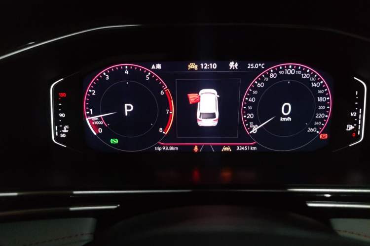 Used Volkswagen Tiguan L 2023 380TSI Automatic All-Wheel Drive R-Line Flagship 7-Seater Instrument Cluster