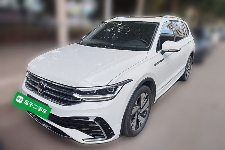 Ojetý Volkswagen Tiguan L 2023 Facelifted 380TSI Automatic All-Wheel Drive R-Line Plus Version 7-Seater Guazi used car, China used car export, Used car for sale, Used cars, Cheapest cars for sale