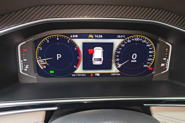 Used Volkswagen Tiguan L 2023 Restyled 330TSI Automatic Two-Wheel Drive R-Line Enhanced Comfort Version Instrument Cluster
