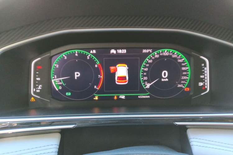 Used Volkswagen Tiguan L 2023 Restyled 330TSI Automatic Two-Wheel Drive R-Line Enhanced Comfort Version Instrument Cluster