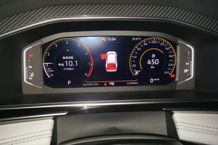 Used Volkswagen Tiguan L 2023 Restyled 330TSI Automatic Two-Wheel Drive R-Line Enhanced Comfort Version Instrument Cluster