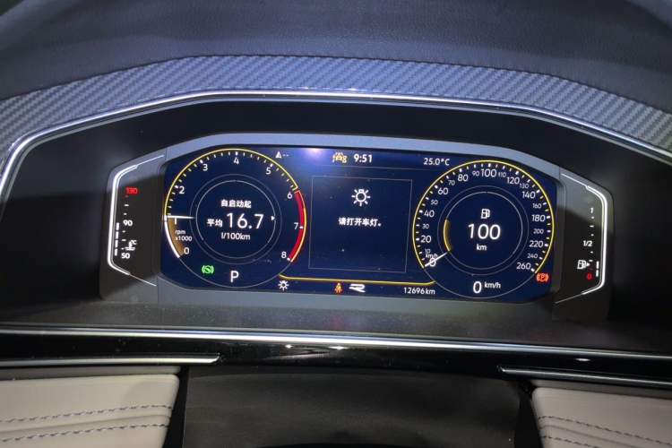 Used Volkswagen Tiguan L 2023 Restyled 330TSI Automatic Two-Wheel Drive R-Line Enhanced Comfort Version Instrument Cluster
