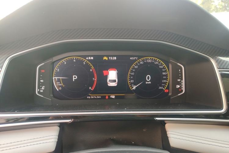Used Volkswagen Tiguan L 2023 330TSI Automatic Two-Wheel Drive R-Line Enjoyment Edition Instrument Cluster