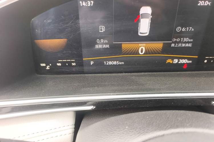 Used Volkswagen Tiguan L 2023 330TSI Automatic Two-Wheel Drive Comfort Edition Odometer Close Up