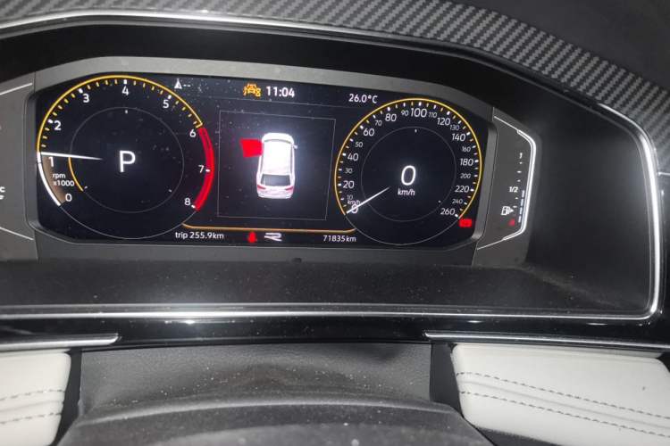 Used Volkswagen Tiguan L 2023 330TSI Automatic Two-Wheel Drive R-Line Enjoyment Edition Odometer Close Up