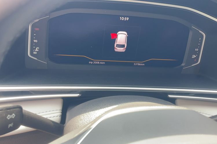 Used Volkswagen Tiguan L 2023 330TSI Automatic Two-Wheel Drive Smart Edition Odometer Close Up
