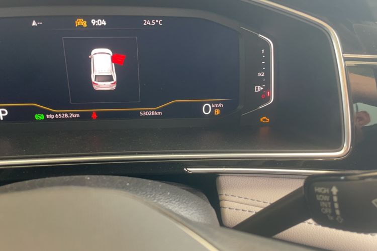 Used Volkswagen Tiguan L 2023 330TSI Automatic Two-Wheel Drive Smart Edition Odometer Close Up