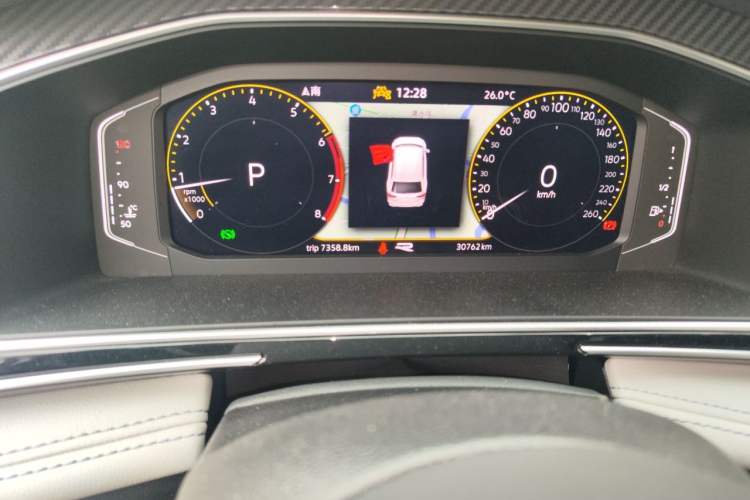 Used Volkswagen Tiguan L 2023 330TSI Automatic Two-Wheel Drive R-Line Enjoyment Edition Odometer Close Up