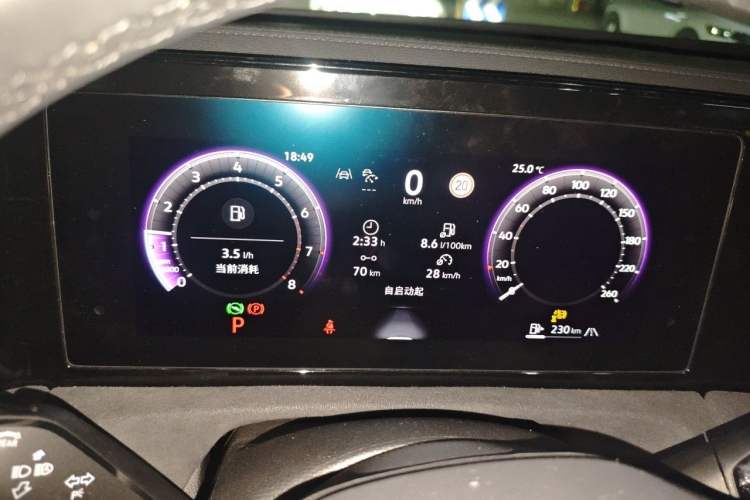 Used Volkswagen Tiguan L 2024 PRO 380TSI Four-Wheel Drive R-Line Prestige Edition Instrument Cluster