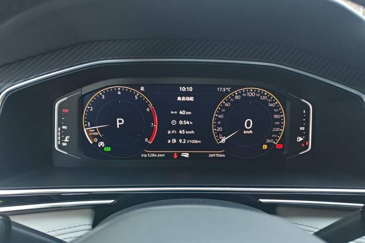 Used Volkswagen Tiguan L 2024 Outstanding Model 330TSI Automatic Two-Wheel Drive R-Line Dragon Glory Edition Instrument Cluster