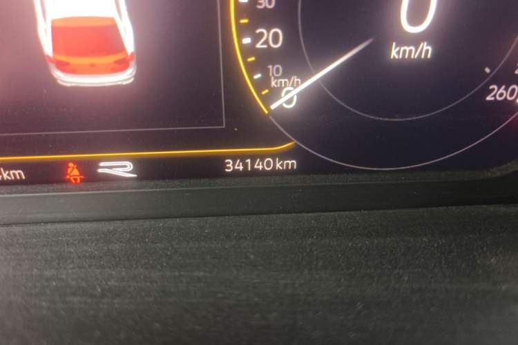 Used Volkswagen Tiguan L 2024 Outstanding Model 330TSI Automatic Two-Wheel Drive R-Line Dragon Glory Edition Odometer Close Up