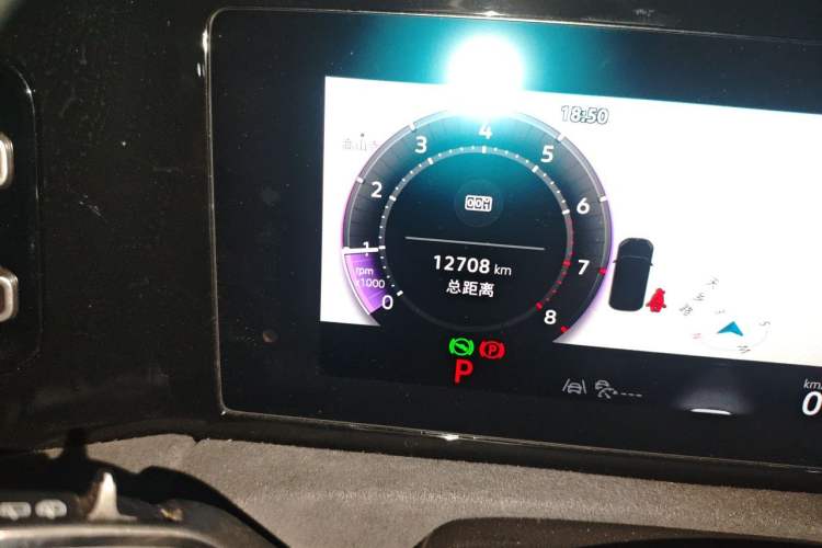 Used Volkswagen Tiguan L 2024 PRO 380TSI Four-Wheel Drive R-Line Prestige Edition Odometer Close Up