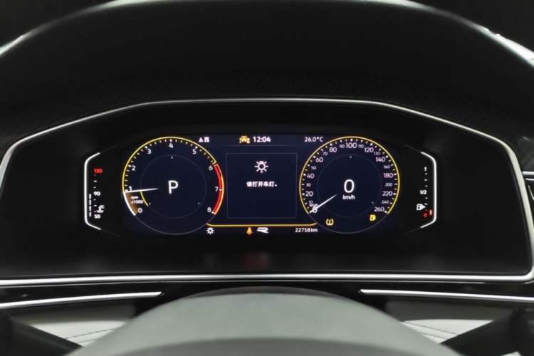 Used Volkswagen Tiguan L 2024 330TSI Automatic Two-Wheel Drive R-Line Enhanced Edition Odometer Close Up