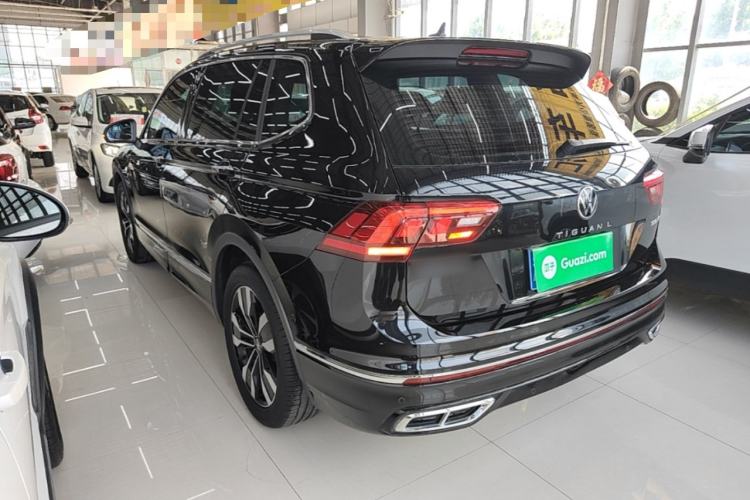 Used Volkswagen Tiguan L 2024 Outstanding Model 330TSI Automatic Two-Wheel Drive R-Line Dragon Glory Edition Rear Left 45 Deg