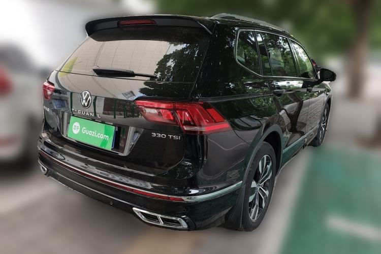 Used Volkswagen Tiguan L 2024 Outstanding Model 330TSI Automatic Two-Wheel Drive R-Line Dragon Glory Edition Rear Right 45 Deg