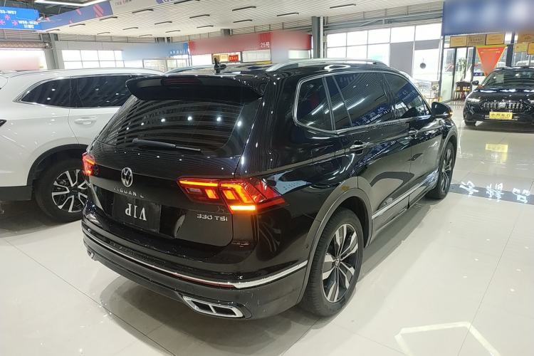 Used Volkswagen Tiguan L 2024 330TSI Automatic Two-Wheel Drive R-Line Enhanced Edition Rear Right 45 Deg