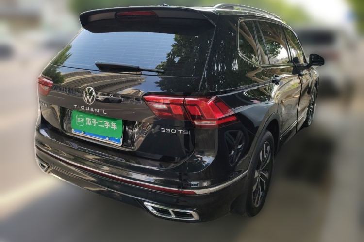 Used Volkswagen Tiguan L 2024 Outstanding Model 330TSI Automatic Two-Wheel Drive R-Line Dragon Glory Edition Rear Right 45 Deg