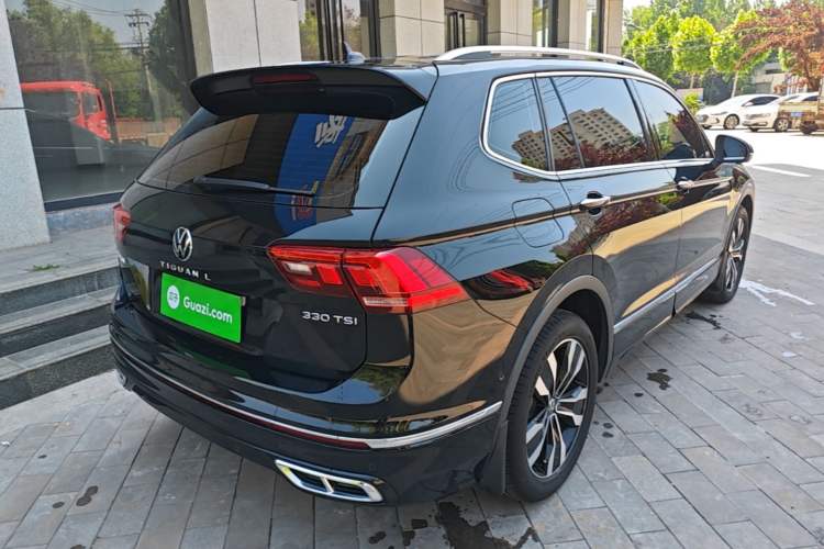 Used Volkswagen Tiguan L 2024 Outstanding Model 330TSI Automatic Two-Wheel Drive R-Line Dragon Glory Edition Rear Right 45 Deg
