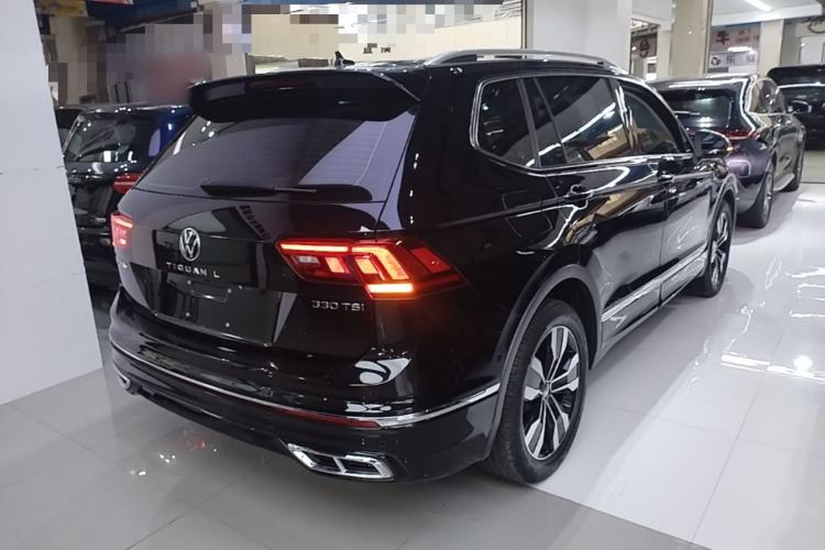 Used Volkswagen Tiguan L 2024 Outstanding Model 330TSI Automatic Two-Wheel Drive R-Line Dragon Glory Edition Rear Right 45 Deg