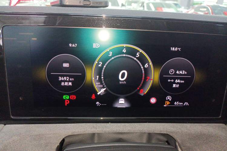 Used Volkswagen Tiguan L 2024 PRO 380TSI Four-Wheel Drive R-Line Prestige Edition Instrument Cluster