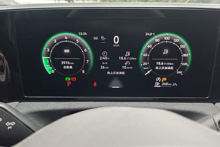 Used Volkswagen Tiguan L 2024 PRO 380TSI Four-Wheel Drive R-Line Prestige Edition Instrument Cluster