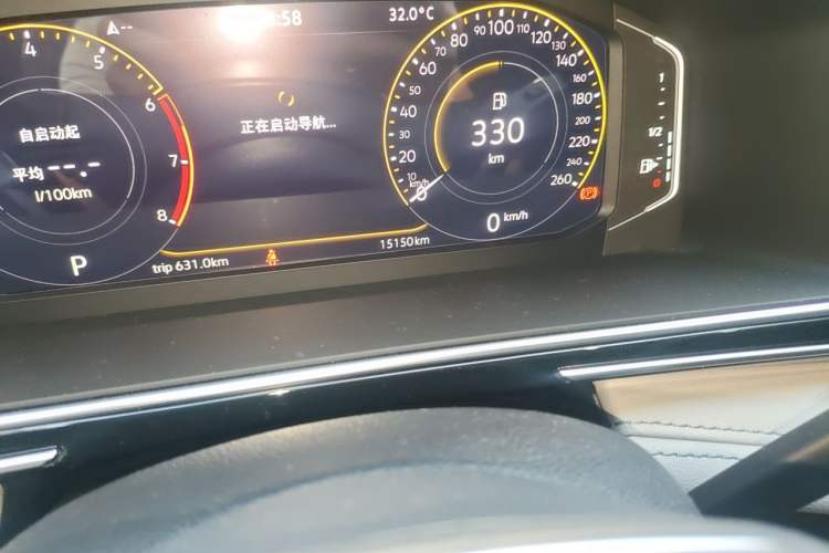 Used Volkswagen Tiguan L 2024 300TSI Automatic Two-Wheel Drive Smart Edition Odometer Close Up