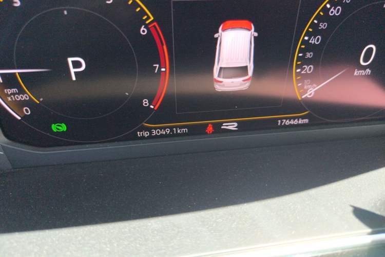 Used Volkswagen Tiguan L 2024 330TSI Automatic Two-Wheel Drive R-Line Enhanced Edition Odometer Close Up