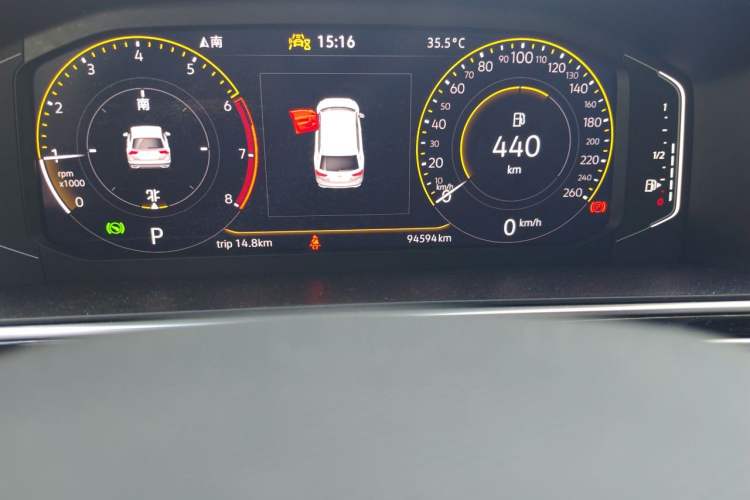Used Volkswagen Tiguan L 2024 300TSI Automatic Two-Wheel Drive Smart Edition Odometer Close Up