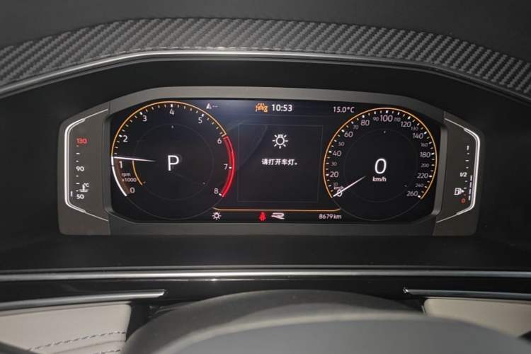 Used Volkswagen Tiguan L 2025 Model Outstanding Version 330TSI Automatic Two-Wheel Drive R-Line Longyao Edition Instrument Cluster