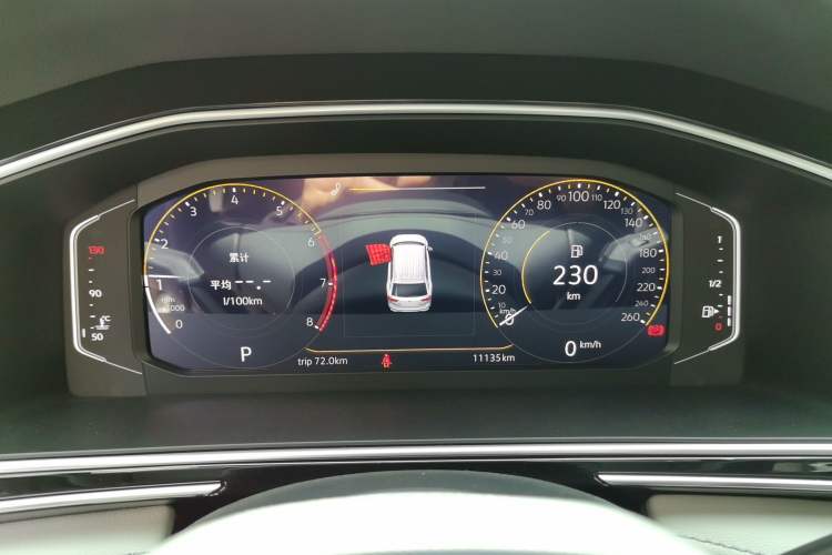 Used Volkswagen Tiguan L 2025 Model, Outstanding Version, 300TSI Automatic Two-Wheel Drive Longteng Edition Instrument Cluster