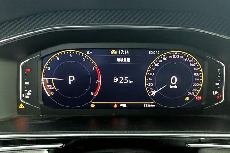 Used Volkswagen Tiguan L 2025 Model Outstanding Version 330TSI Automatic Two-Wheel Drive R-Line Longyao Edition Instrument Cluster
