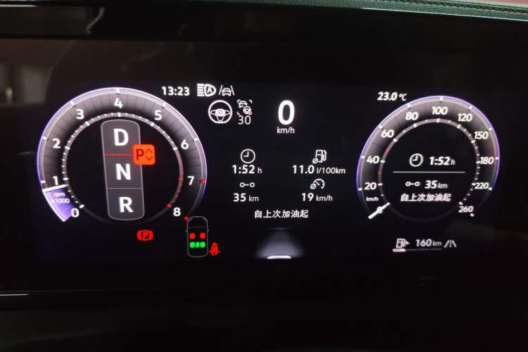 Used Volkswagen Tiguan L 2026 Model PRO 380TSI Two-Wheel Drive R-Line Navigation Edition Instrument Cluster