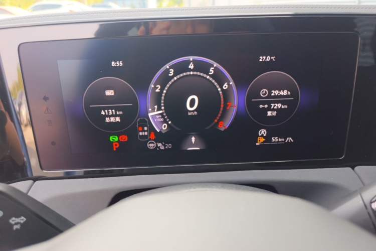 Used Volkswagen Tiguan L 2026 Model, PRO 380TSI Four-Wheel Drive R-Line Smart Luxury Edition Instrument Cluster