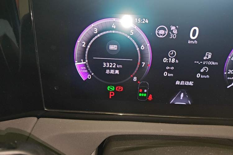 Used Volkswagen Tiguan L 2026 Model, PRO 380TSI Four-Wheel Drive R-Line Smart Luxury Edition Odometer Close Up