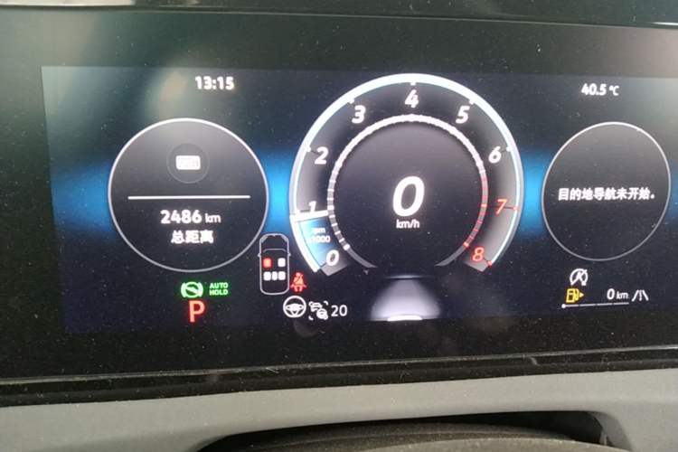 Used Volkswagen Tiguan L 2026 Model, PRO 380TSI Four-Wheel Drive R-Line Smart Luxury Edition Odometer Close Up