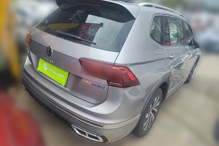 Used Volkswagen Tiguan L New Energy 2023 430 PHEV Plug-in Hybrid Flagship Edition Rear Right 45 Deg