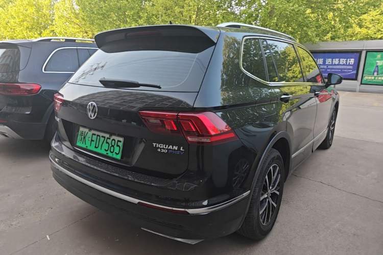 Used Volkswagen Tiguan L New Energy 2019 430 PHEV Hybrid Luxury Edition Rear Right 45 Deg