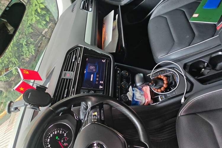Used Volkswagen Tiguan L New Energy 2019 430 PHEV Hybrid Flagship Model Audio And AC Panel