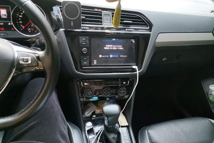 Used Volkswagen Tiguan L New Energy 2019 430 PHEV Hybrid Flagship Model Audio And AC Panel