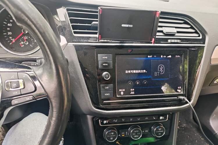 Used Volkswagen Tiguan L New Energy 2019 430 PHEV Hybrid Luxury Edition Audio And AC Panel