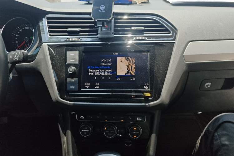 Used Volkswagen Tiguan L New Energy 2019 430 PHEV Hybrid Flagship Model Audio And AC Panel