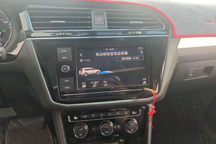 Used Volkswagen Tiguan L New Energy 2019 430 PHEV Hybrid Luxury Edition Audio And AC Panel