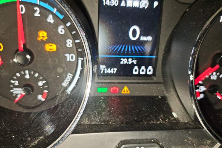 Used Volkswagen Tiguan L New Energy 2019 430 PHEV Hybrid Luxury Edition Odometer Close Up