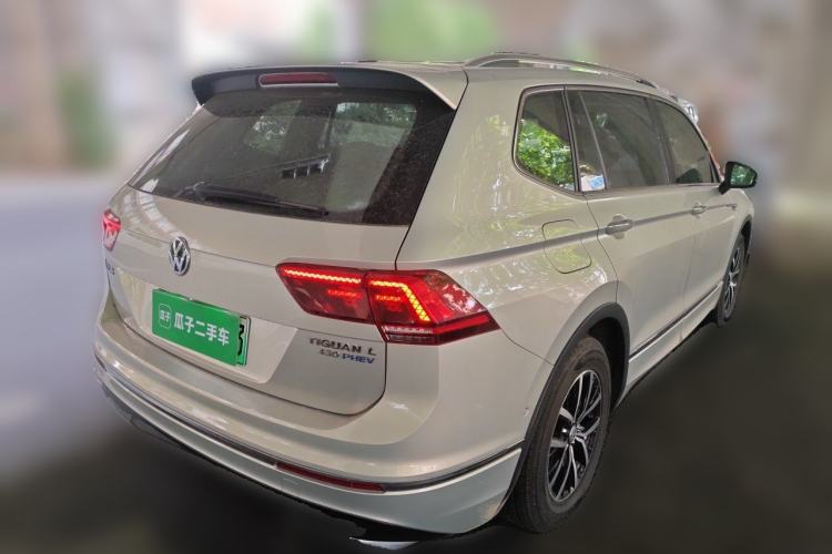 Used Volkswagen Tiguan L New Energy 2019 430 PHEV Hybrid Flagship Model Rear Right 45 Deg